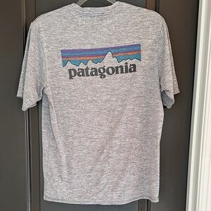 Patagonia Capilene Cool Daily 50+ UPF Heather‎ Gray Tee size small